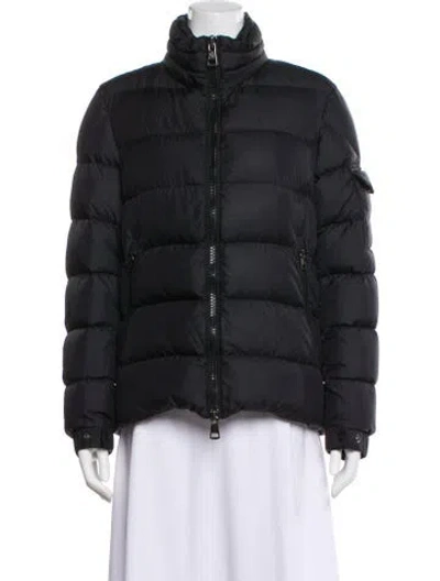 Pre-owned Moncler Down Jacket In Gray