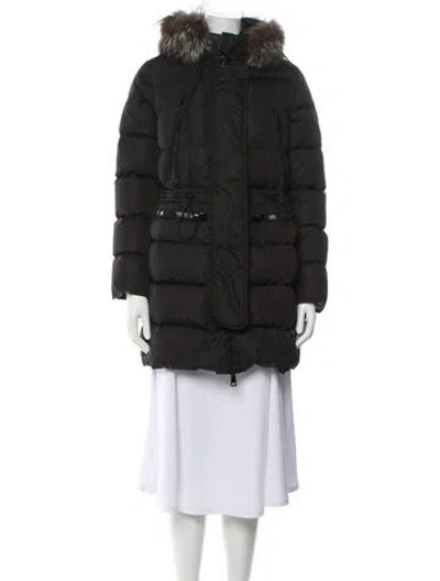 Pre-owned Moncler Down Jacket In Gray
