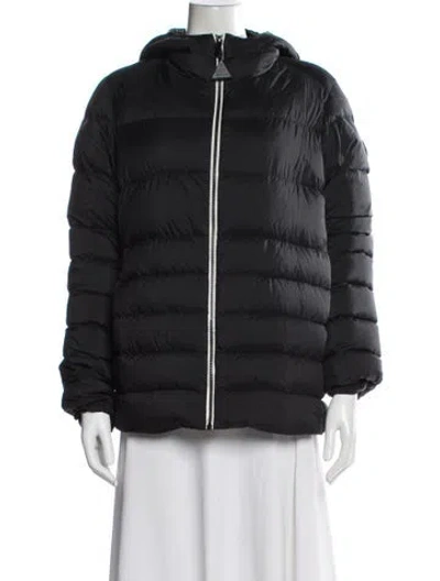 Pre-owned Moncler Down Jacket In Gray