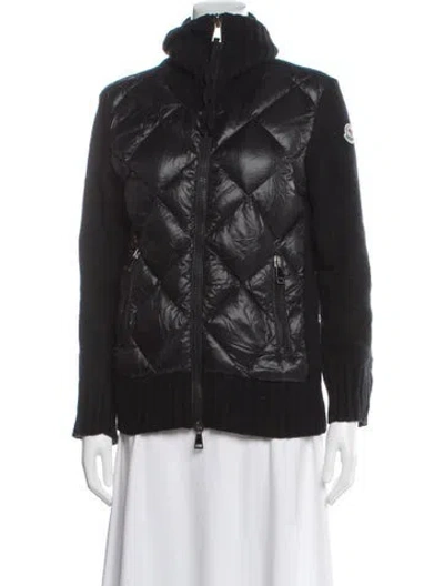 Pre-owned Moncler Down Jacket In Gray