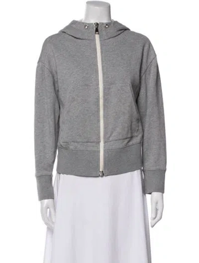 Pre-owned Moncler Down Jacket In Gray