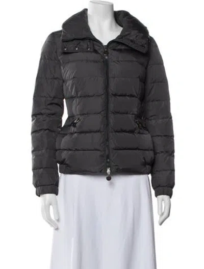 Pre-owned Moncler Down Jacket In Gray
