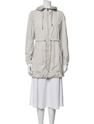 Pre-owned Moncler Down Jacket In Gray