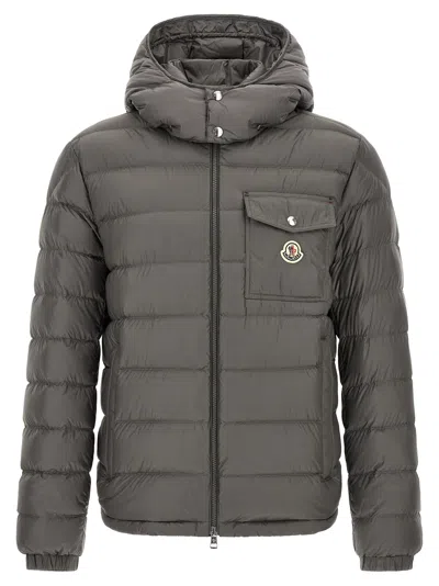 Moncler Down Jacket In Gray
