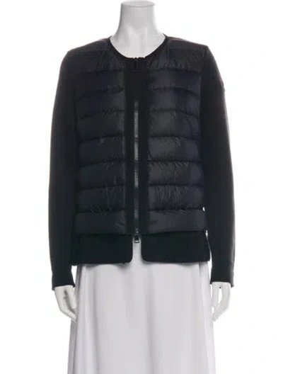Pre-owned Moncler Down Jacket In Green