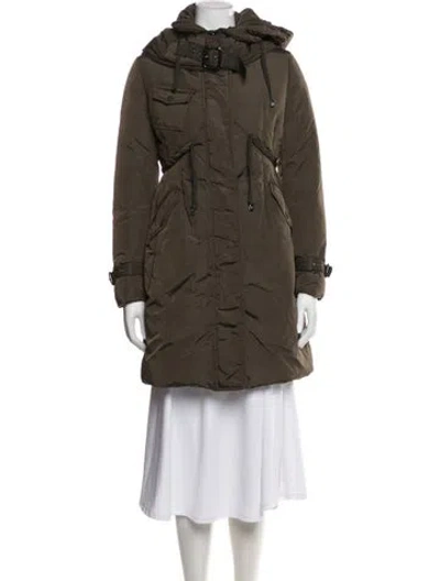 Pre-owned Moncler Down Jacket In Green
