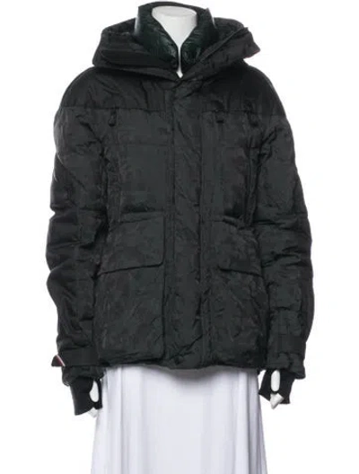Pre-owned Moncler Down Jacket In Green