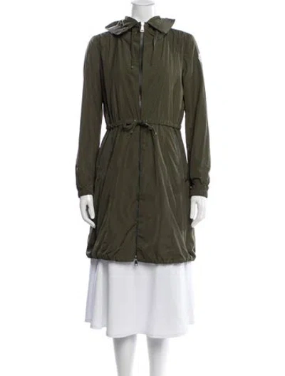 Pre-owned Moncler Down Jacket In Green