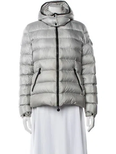 Pre-owned Moncler Down Jacket In Grey