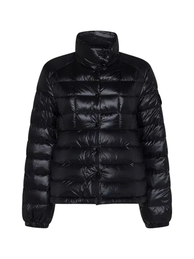 Moncler Down Jacket In Nero