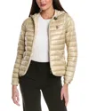 Moncler Grenoble Beige Clothing Coats In Neutral
