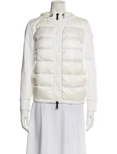 Pre-owned Moncler Down Jacket In Neutral