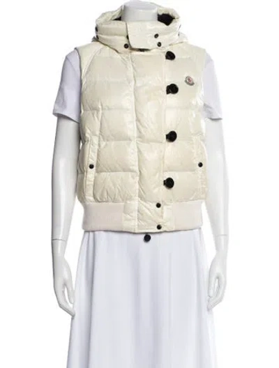 Pre-owned Moncler Down Jacket In Neutral