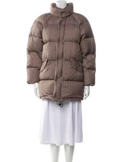 Pre-owned Moncler Down Jacket In Neutral