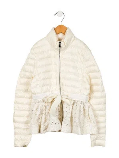 Pre-owned Moncler Down Jacket In Neutral