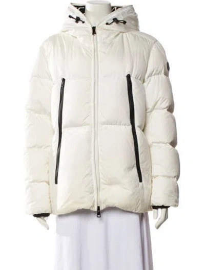 Pre-owned Moncler Down Jacket In Neutral