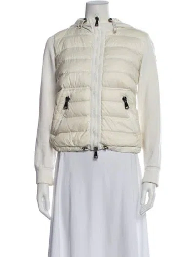 Pre-owned Moncler Down Jacket In Neutral