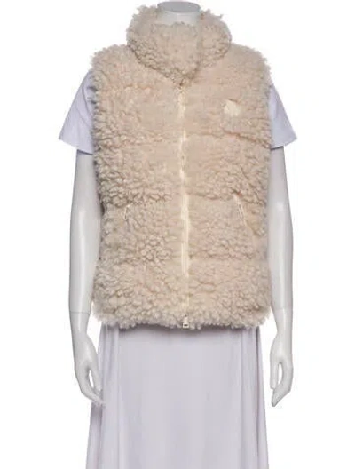 Pre-owned Moncler Down Jacket In Neutral