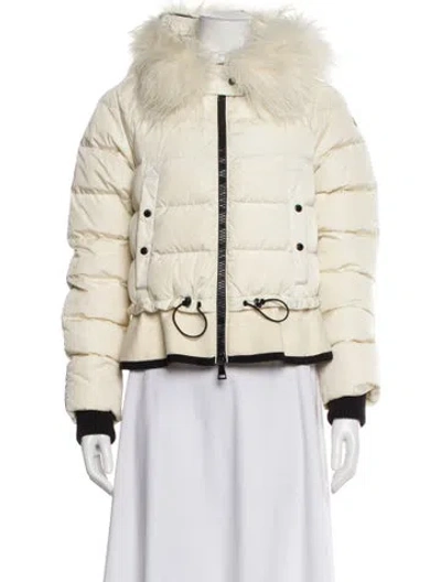 Pre-owned Moncler Down Jacket In Neutral