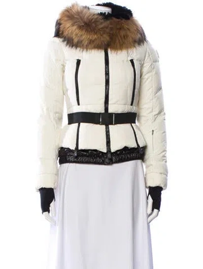 Pre-owned Moncler Down Jacket In Neutral