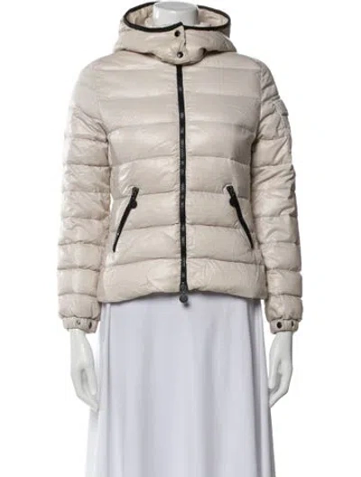 Pre-owned Moncler Down Jacket In Neutral