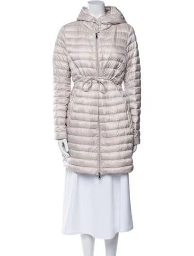 Pre-owned Moncler Down Jacket In Neutral