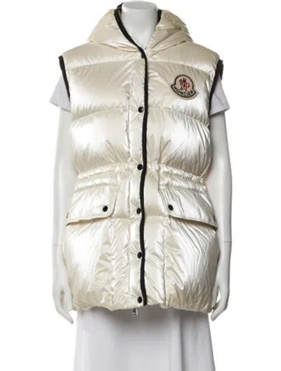 Pre-owned Moncler Down Jacket In Neutral
