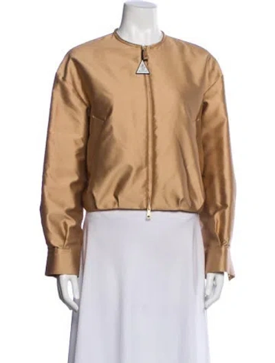 Pre-owned Moncler Down Jacket In Neutral