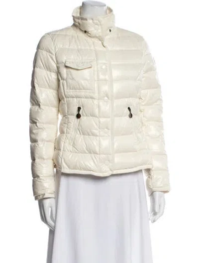 Pre-owned Moncler Down Jacket In Neutral