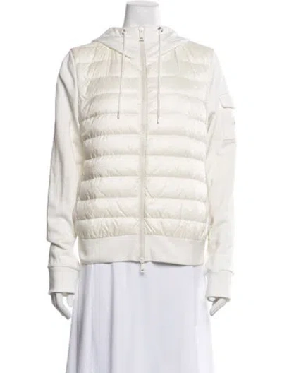 Pre-owned Moncler Down Jacket In Neutral