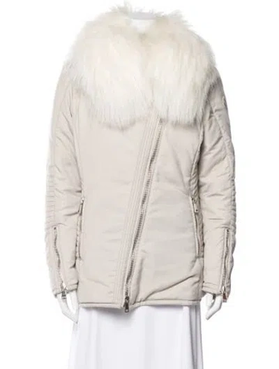 Pre-owned Moncler Down Jacket In Neutral