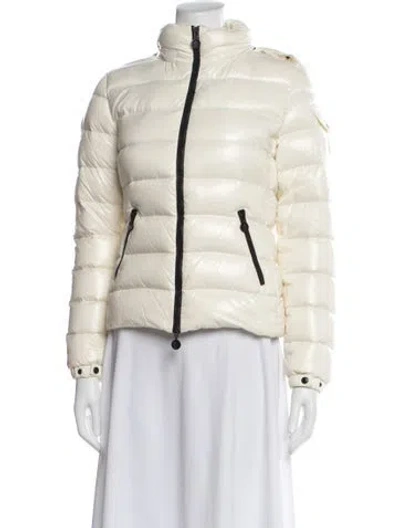 Pre-owned Moncler Down Jacket In Neutral