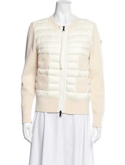 Pre-owned Moncler Down Jacket In Neutral