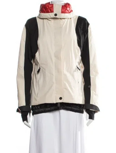 Pre-owned Moncler Down Jacket In Neutral