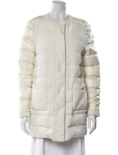 Pre-owned Moncler Down Jacket In Neutral
