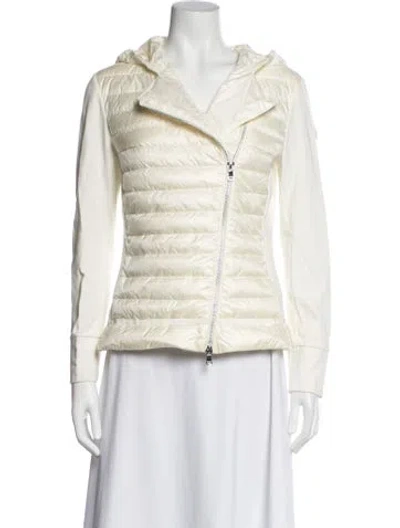 Pre-owned Moncler Down Jacket In Neutral