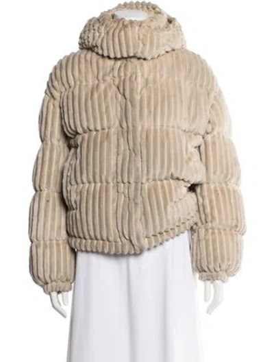 Pre-owned Moncler Down Jacket In Neutral