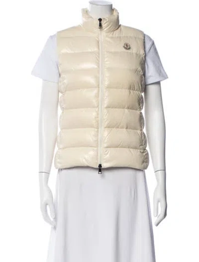 Pre-owned Moncler Down Jacket In Neutral