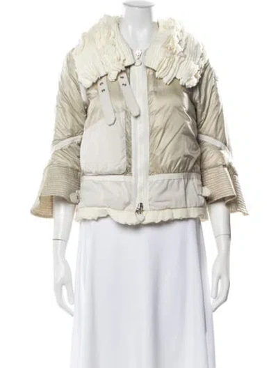 Pre-owned Moncler Down Jacket In Neutral