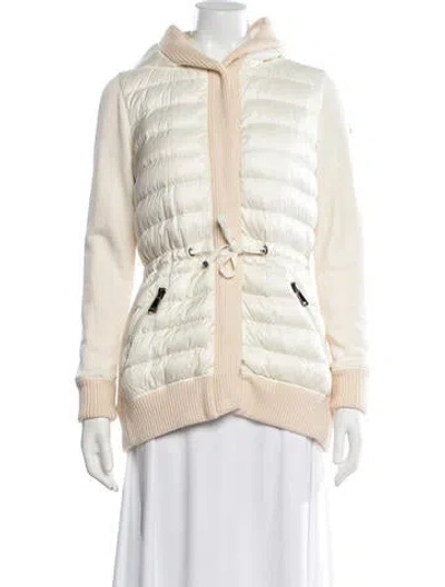 Pre-owned Moncler Down Jacket In Neutral