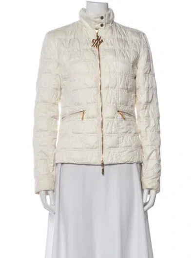 Pre-owned Moncler Down Jacket In Neutral