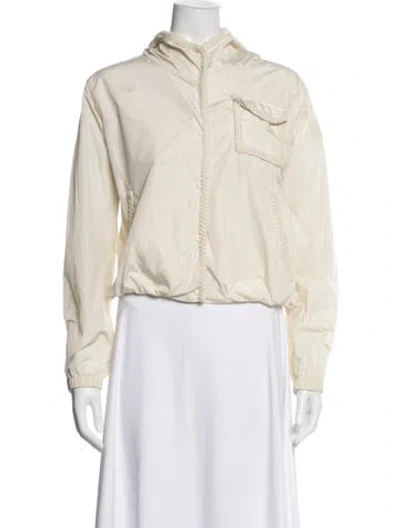 Pre-owned Moncler Down Jacket In Neutral