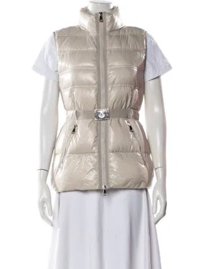 Pre-owned Moncler Down Jacket In Neutral
