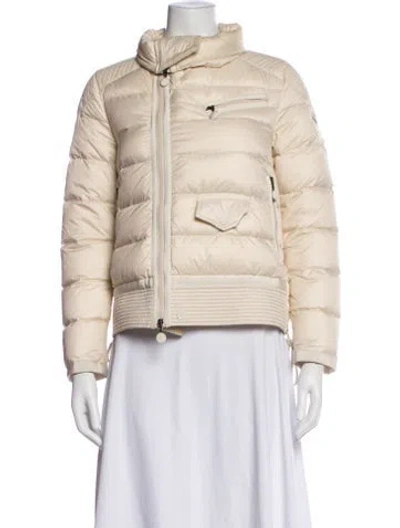 Pre-owned Moncler Down Jacket In Neutral