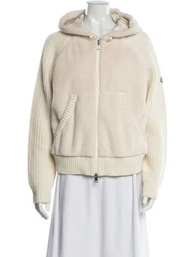 Pre-owned Moncler Down Jacket In Neutral