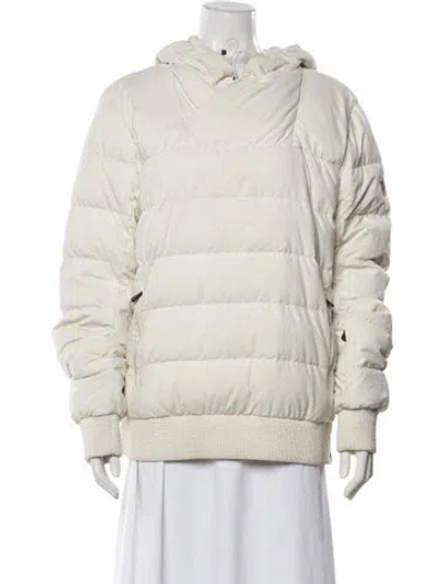 Pre-owned Moncler Down Jacket In Neutrals
