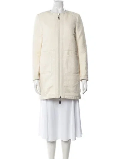 Pre-owned Moncler Down Jacket In Neutrals
