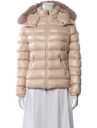 Pre-owned Moncler Down Jacket In Neutrals