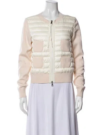 Pre-owned Moncler Down Jacket In Neutrals