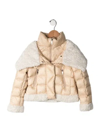Pre-owned Moncler Kids' Down Jacket In Neutrals